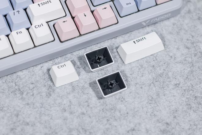 机械键盘评测：线性手感与静音输入的结合新葡京雷柏V700DIY-98无线三模(图18)